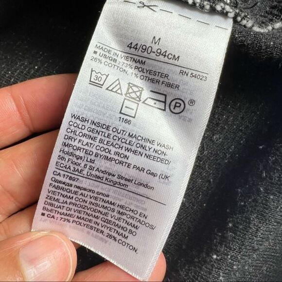 BANANA REPUBLIC Womens Medium Bell Sleeve Gray Top - Picture 5 of 11